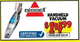 Ollie's BISSELL HANDHELD VACUUM offer