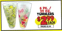 Ollie's TUMBLERS offer