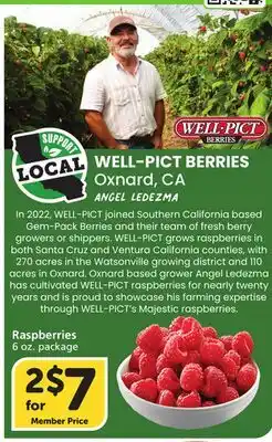 Vons Raspberries offer