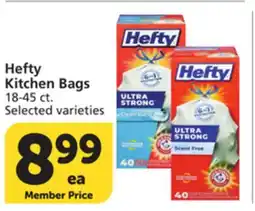 Vons Hefty Kitchen Bags offer