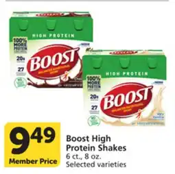 Vons Boost High Protein Shakes offer