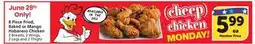 Vons 8 Piece Fried, Baked or Mango Habanero Chicken offer