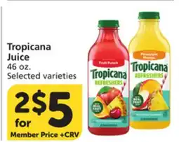 Vons Tropicana Juice offer