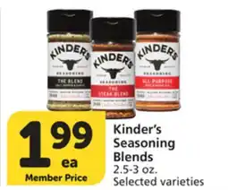 Vons Kinder's Seasoning Blends offer