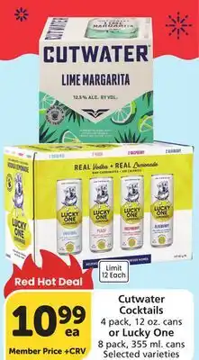 Vons Cutwater Cocktails offer