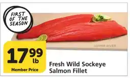 Vons Fresh Wild Sockeye Salmon Fillet offer