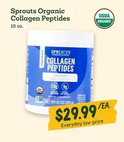 Sprouts Farmers Market Sprouts Organic Collagen Peptides offer