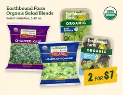 Sprouts Farmers Market Earthbound Farm Organic Salad Blends offer