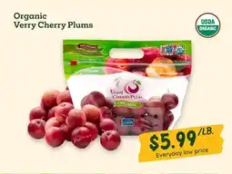 Sprouts Farmers Market Organic Verry Cherry Plums offer