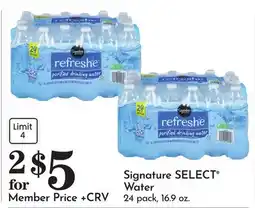Pavilions Signature SELECT Water offer