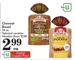 Pavilions Oroweat Bread offer