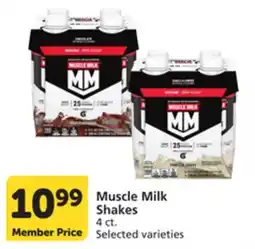 Pavilions Muscle Milk Shakes offer
