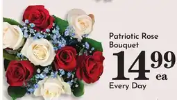 Pavilions Patriotic Rose Bouquet offer