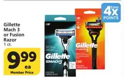 Pavilions Gillette Mach 3 or Fusion Razor offer