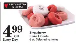 Pavilions Strawberry Cake Donuts offer