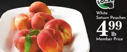 Pavilions White Saturn Peaches offer