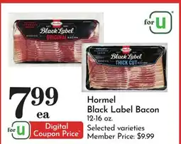 Pavilions Hormel Black Label Bacon offer