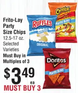 Smart & Final Frito-Lay Party Size Chips offer