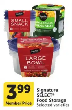 Pavilions Signature SELECT Food Storage offer
