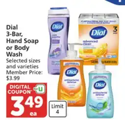 Pavilions Dial 3-Bar, Hand Soap or Body Wash offer