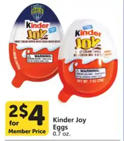 Pavilions Kinder Joy Eggs offer