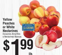 Smart & Final Yellow Peaches or White Nectarines offer