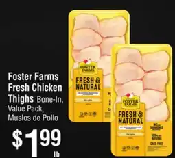 Smart & Final Foster Farms Fresh Chicken Thighs offer