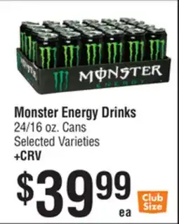 Smart & Final Monster Energy Drinks offer