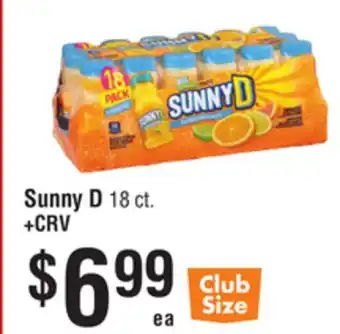 Smart & Final Sunny D offer