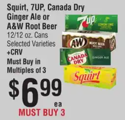 Smart & Final Squirt, 7UP, Canada Dry Ginger Ale or A&W Root Beer offer