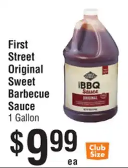 Smart & Final First Street Original Sweet Barbecue Sauce offer