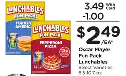 Ralphs Oscar Mayer Fun Pack Lunchables offer