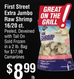Smart & Final First Street Extra Jumbo Raw Shrimp offer