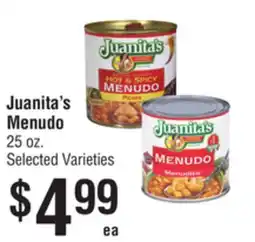 Smart & Final Juanita's Menudo offer