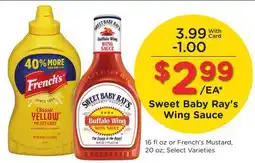 Ralphs Sweet Baby Ray's Wing Sauce offer