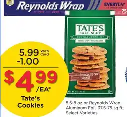 Ralphs Tate's Cookies offer