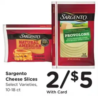 Ralphs Sargento Cheese Slices offer