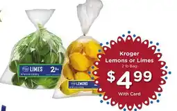 Ralphs Kroger Lemons or Limes offer