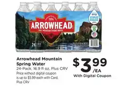 Ralphs Arrowhead Mountain Spring Water offer