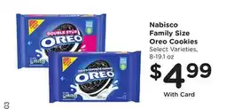 Ralphs Nabisco Family Size Oreo Cookies offer