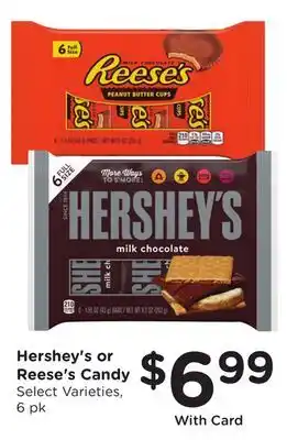 Ralphs Hershey's or Reese's Candy offer