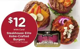 Ralphs Steakhouse Elite Kobe-Crafted Burgers offer