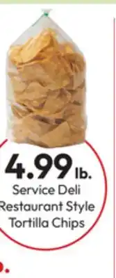 Stater Bros Service Deli Restaurant Style Tortilla Chips offer