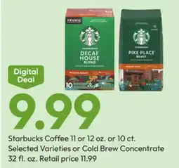 Stater Bros Starbucks Coffee offer