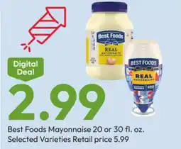 Stater Bros Best Foods Mayonnaise offer