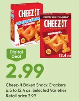Stater Bros Cheez-It Baked Snack Crackers offer