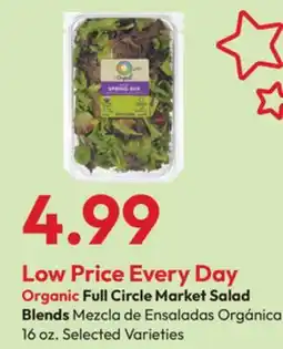 Stater Bros Organic Full Circle Market Salad Blends offer