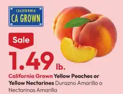 Stater Bros Yellow Peaches or Yellow Nectarines offer