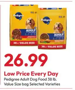 Stater Bros Pedigree Adult Dog Food offer