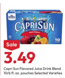 Stater Bros Capri Sun Flavored Juice Drink Blend offer